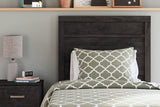 Belachime Charcoal Twin Panel Bed from Ashley - Luna Furniture