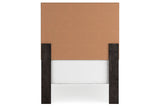 Belachime Charcoal Twin Panel Bed from Ashley - Luna Furniture