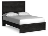 Belachime Charcoal Full Panel Bed with Dresser, Chest and 2 Nightstands from Ashley Furniture - Luna Furniture