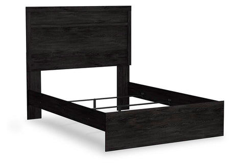 Belachime Charcoal Full Panel Bed from Ashley Furniture - Luna Furniture