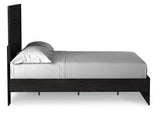 Belachime Charcoal Full Panel Bed with Dresser, Chest and 2 Nightstands from Ashley Furniture - Luna Furniture