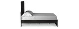 Belachime Full Panel Bed with Dresser in Charcoal from Ashley Furniture - Luna Furniture