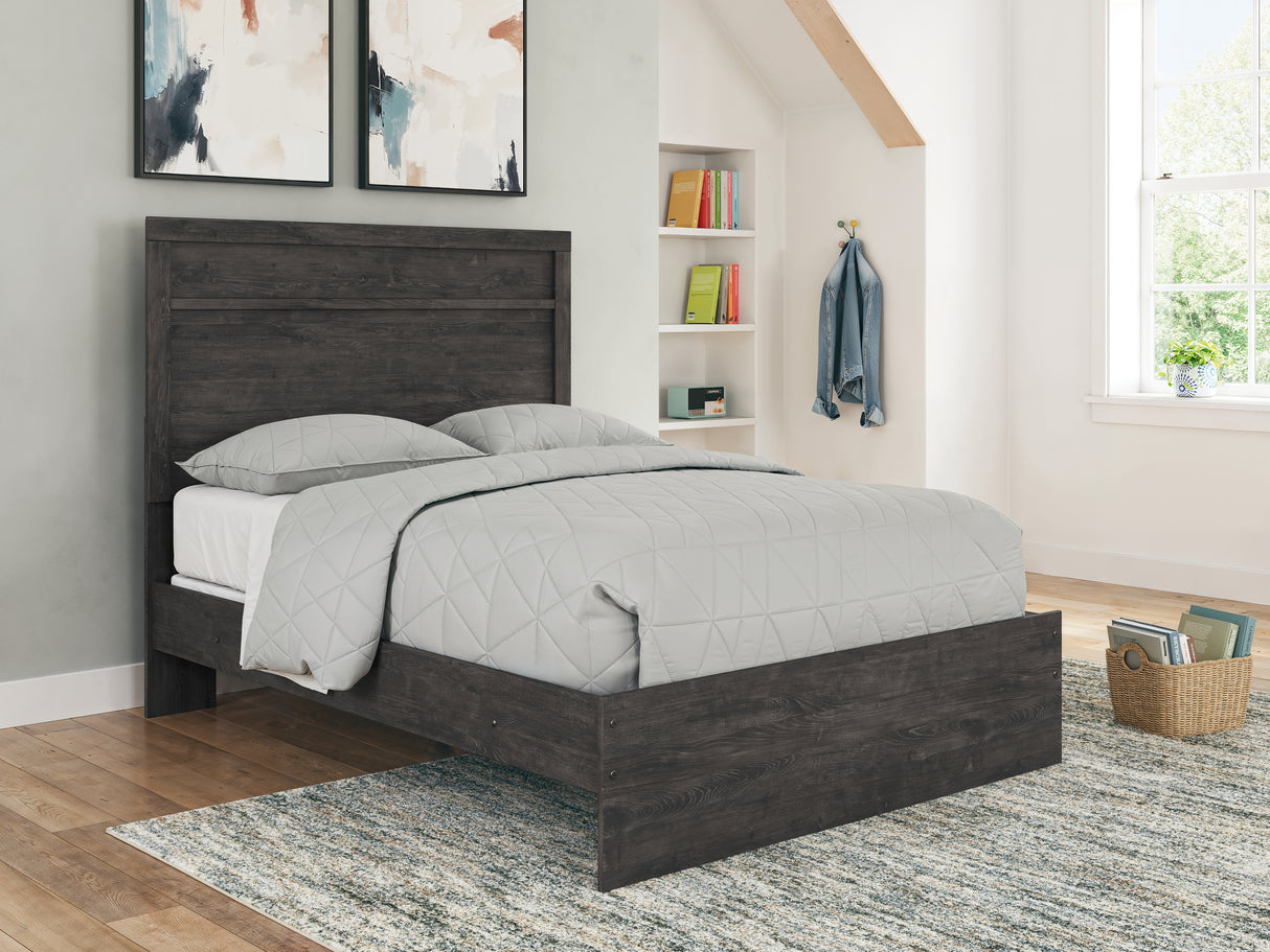 Belachime Full Panel Bed, Dresser, Mirror and Nightstand from Ashley Furniture - Luna Furniture