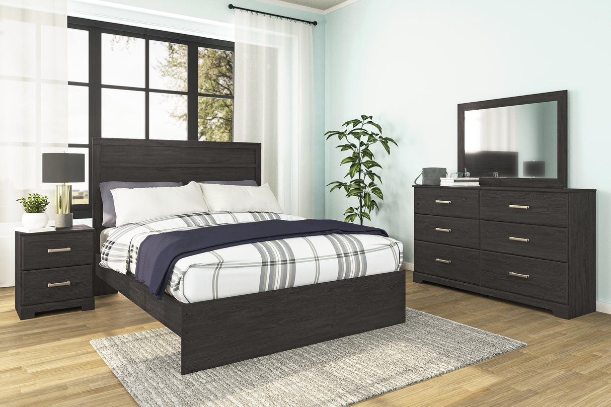 Belachime Black Nightstand from Ashley - Luna Furniture