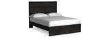 Belachime Queen Panel Bed with Dresser in Charcoal from Ashley Furniture - Luna Furniture