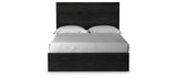 Belachime Queen Panel Bed with Dresser in Charcoal from Ashley Furniture - Luna Furniture