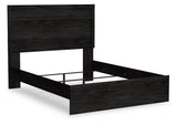 Belachime Charcoal Queen Panel Bed from Ashley Furniture - Luna Furniture