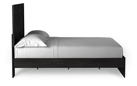 Belachime Charcoal Queen Panel Bed from Ashley - Luna Furniture