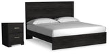 Belachime Black Panel Bedroom Set from Ashley - Luna Furniture