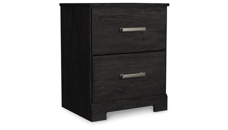 Belachime Queen Panel Bed with Mirrored Dresser and 2 Nightstands in Charcoal from Ashley - Luna Furniture