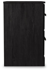 Belachime Charcoal Full Panel Bed with Dresser, Chest and 2 Nightstands from Ashley Furniture - Luna Furniture