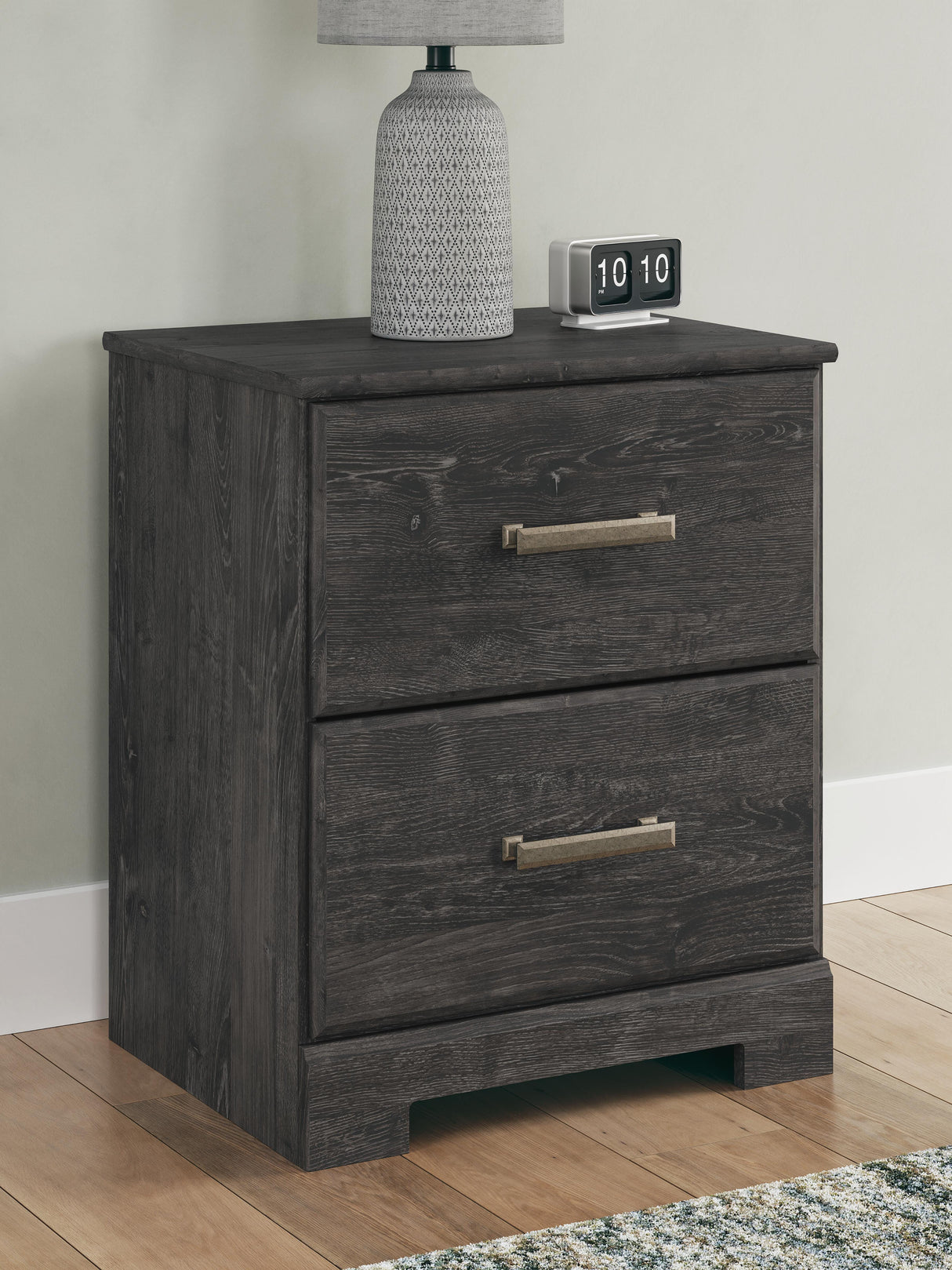 Belachime Black Nightstand from Ashley - Luna Furniture