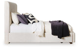 Brizmore Beige Queen Upholstered Storage Bed from Ashley - Luna Furniture