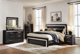 Brendant Black Panel Bedroom Set from Ashley - Luna Furniture