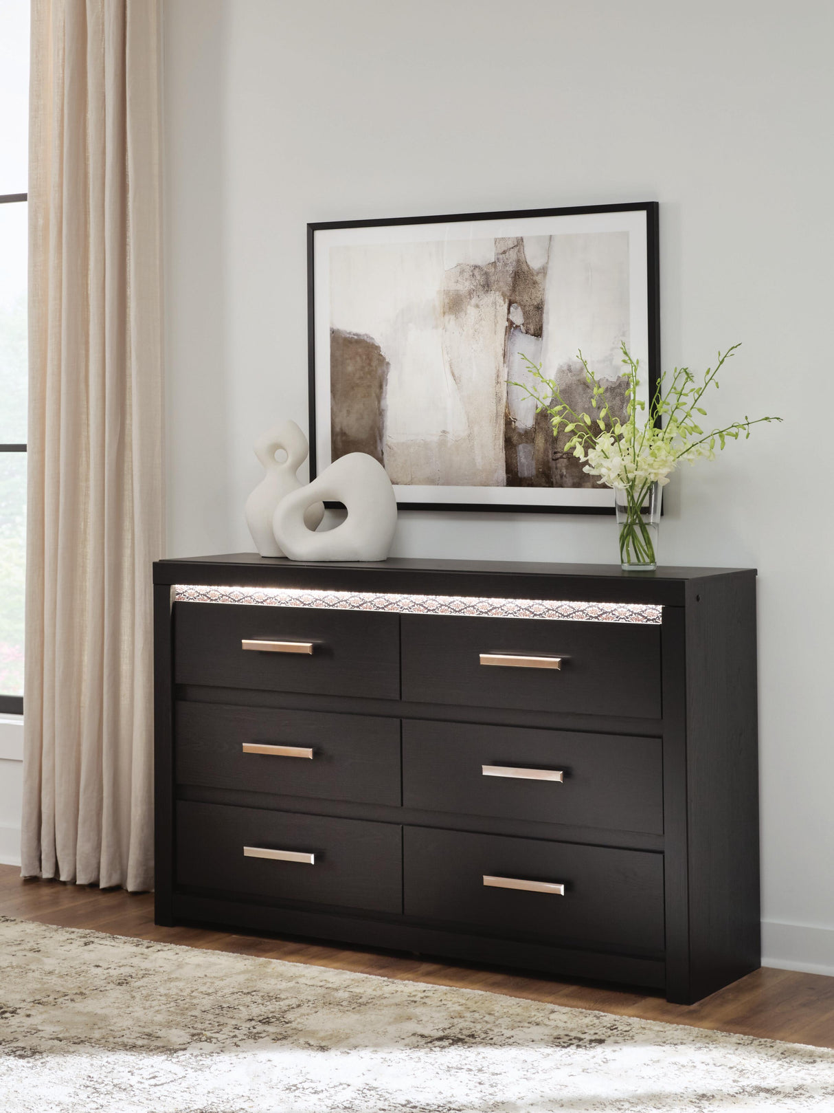 Brendant Black Dresser from Ashley - Luna Furniture