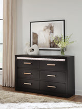 Brendant Black Dresser from Ashley - Luna Furniture