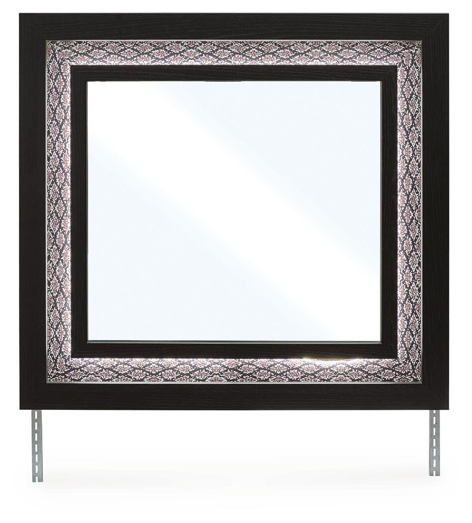 Brendant Black Bedroom Mirror from Ashley - Luna Furniture