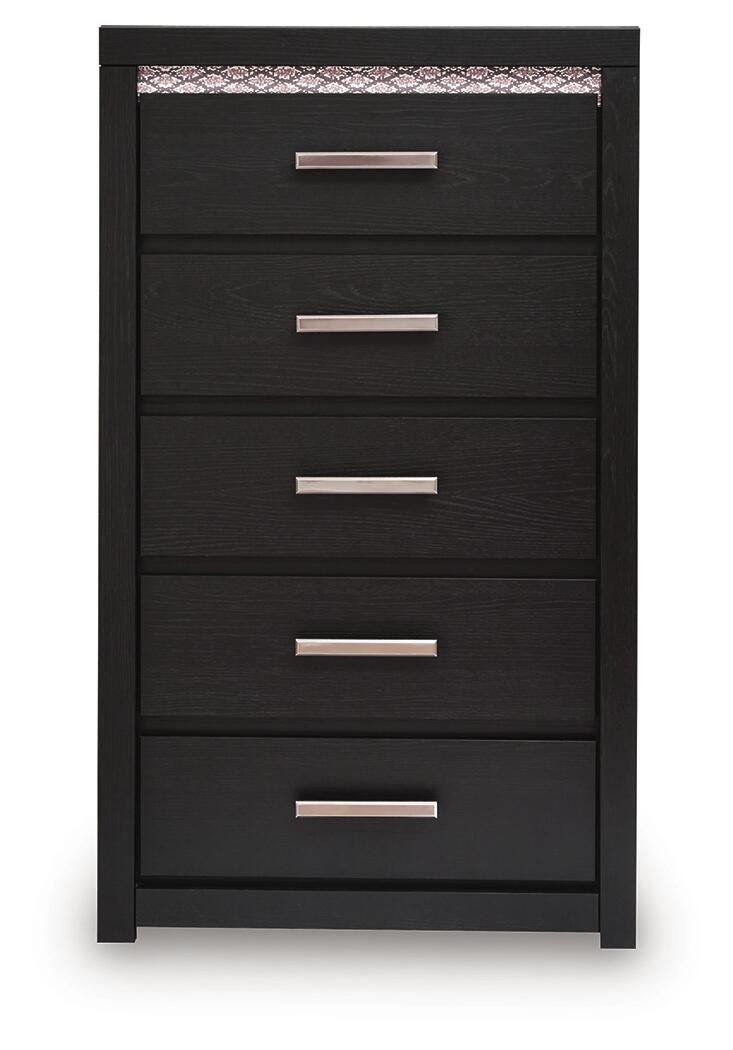 Brendant Black Chest of Drawers from Ashley - Luna Furniture