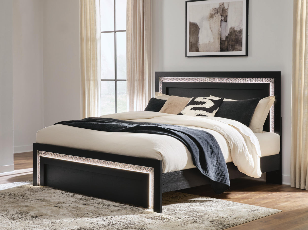 Brendant King Panel Bed from Ashley - Luna Furniture