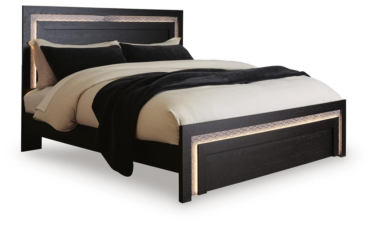 Brendant King Panel Bed from Ashley - Luna Furniture