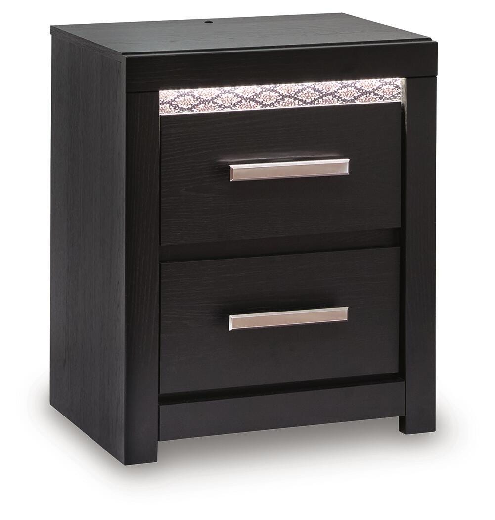 Brendant Black Nightstand from Ashley - Luna Furniture
