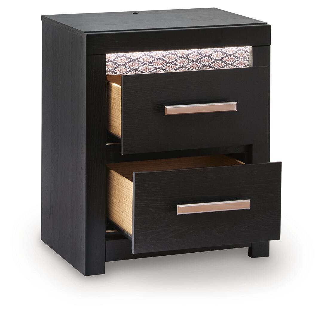 Brendant Black Nightstand from Ashley - Luna Furniture