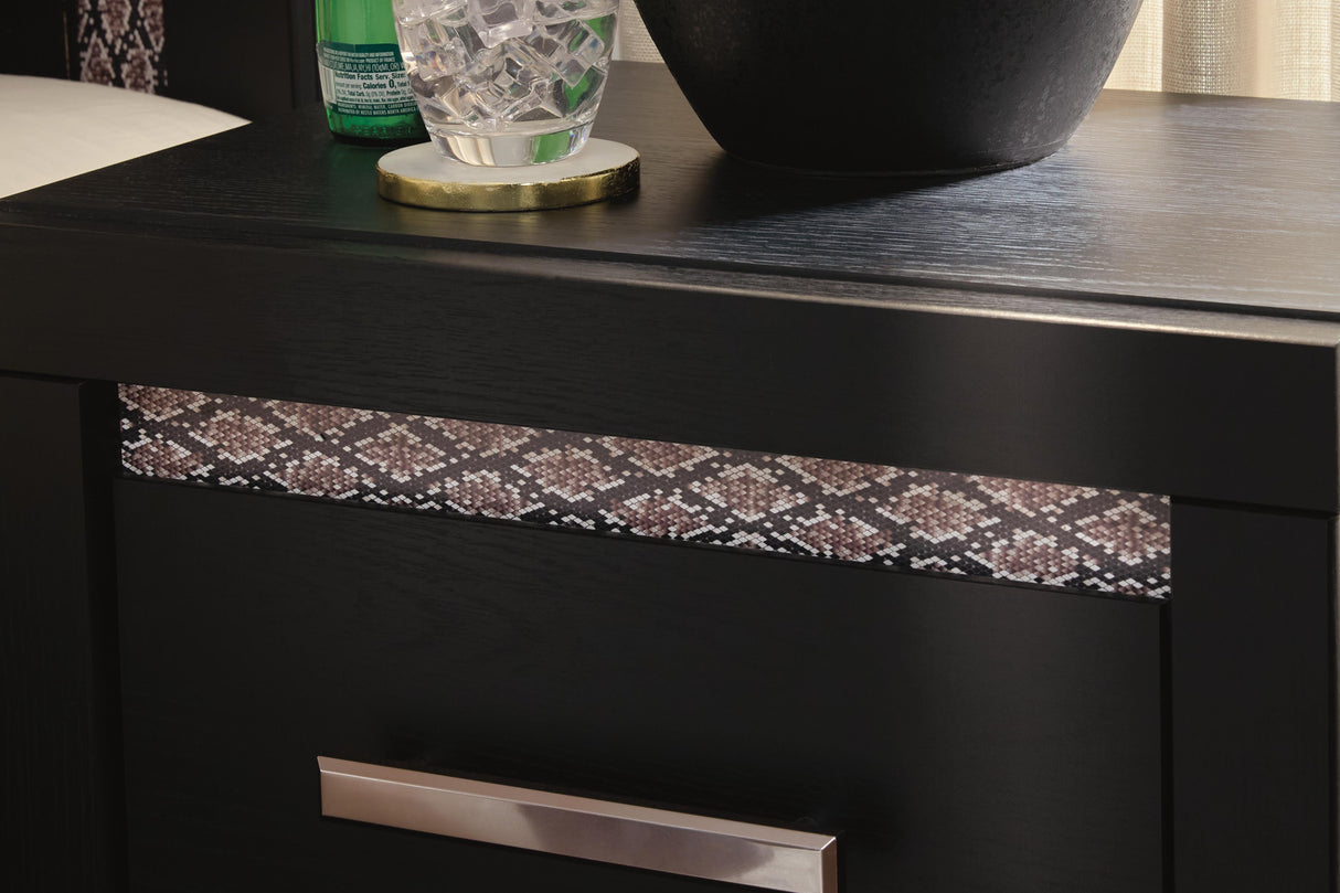 Brendant Black Nightstand from Ashley - Luna Furniture