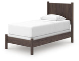 Pamytta Brown Twin Panel Bed with Mirrored Dresser and Chest from Ashley - Luna Furniture