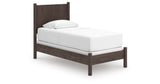Pamytta Brown Twin Panel Bed from Ashley - Luna Furniture