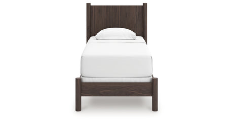Pamytta Brown Twin Panel Bed from Ashley - Luna Furniture