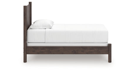 Pamytta Brown Twin Panel Bed from Ashley - Luna Furniture