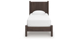 Pamytta Brown Twin Panel Platform Bed from Ashley Furniture - Luna Furniture