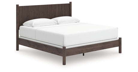 Pamytta Brown King Panel Bed from Ashley Furniture - Luna Furniture