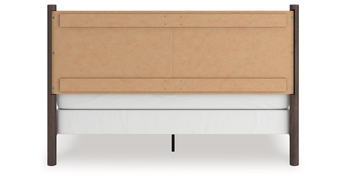 Pamytta Brown King Panel Bed from Ashley Furniture - Luna Furniture