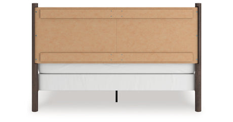 Pamytta Brown King Panel Bed from Ashley Furniture - Luna Furniture