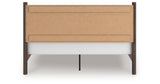 Pamytta Brown King Panel Platform Bed from Ashley Furniture - Luna Furniture