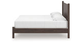 Pamytta Brown King Panel Platform Bed from Ashley Furniture - Luna Furniture