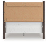 Pamytta Brown Full Panel Bed, Dresser and Mirror from Ashley Furniture - Luna Furniture