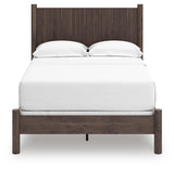 Pamytta Brown Full Panel Bed, Dresser and Mirror from Ashley Furniture - Luna Furniture