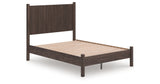 Pamytta Brown Full Panel Platform Bed from Ashley Furniture - Luna Furniture