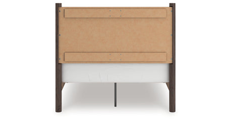 Pamytta Brown Full Panel Platform Bed from Ashley Furniture - Luna Furniture