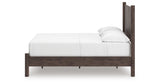 Pamytta Brown Full Panel Platform Bed from Ashley Furniture - Luna Furniture
