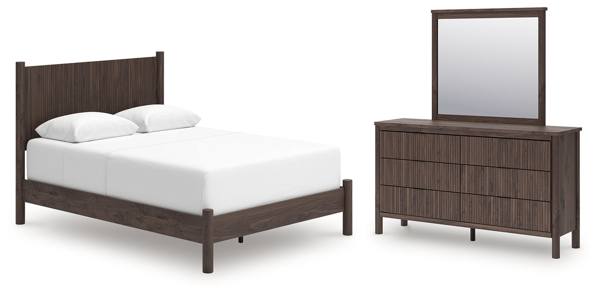 Pamytta Brown Panel Bedroom Set from Ashley Furniture - Luna Furniture