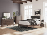 Pamytta Brown Upholstered Platform Bedroom Set from Ashley - Luna Furniture