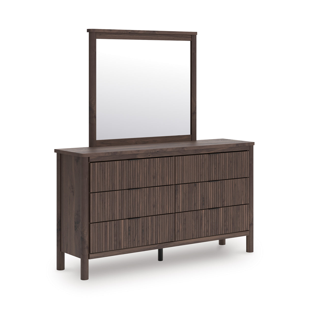 Pamytta Brown Upholstered Youth Panel Platform Bedroom Set from Ashley - Luna Furniture