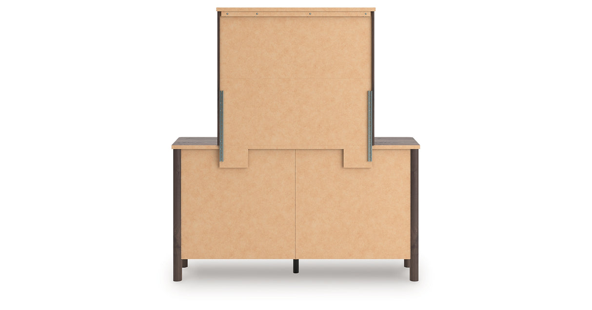 Pamytta Brown Dresser and Mirror from Ashley Furniture - Luna Furniture