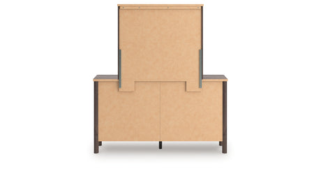 Pamytta Brown Dresser and Mirror from Ashley - Luna Furniture