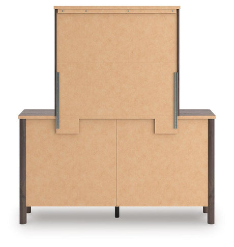 Pamytta Queen Panel Bed, Dresser, Mirror and Nightstand from Ashley - Luna Furniture