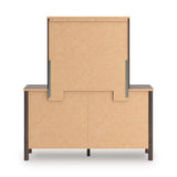 Pamytta Brown Upholstered Youth Panel Platform Bedroom Set from Ashley - Luna Furniture