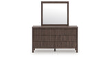 Pamytta Brown Dresser and Mirror from Ashley Furniture - Luna Furniture